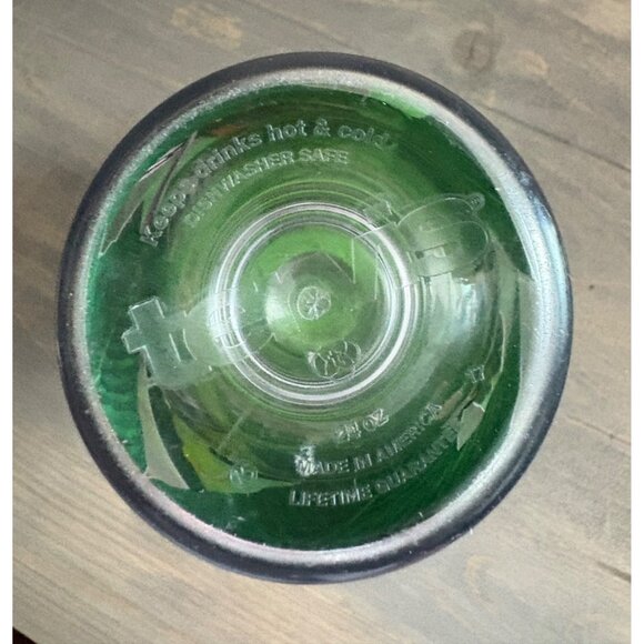 Tervis Tumbler 24 Oz Guy Harvey Hummingbird Pink Flower Cup With Green Lid Birds - Picture 6 of 7